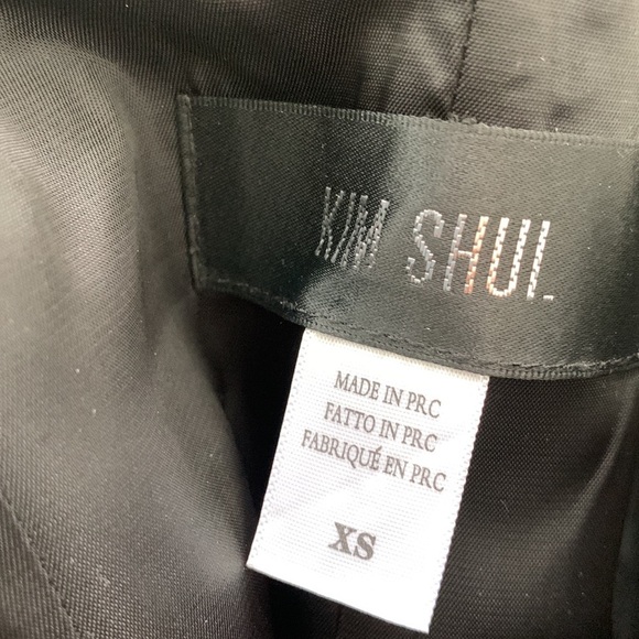 Worn once Kim Shui lace up bustier top in black sz XS - Picture 8 of 8